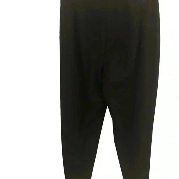 Dress Barn Sz 16 Black Career Dress Pants Zip Side Bootcut Stretch - Picture 2 of 4